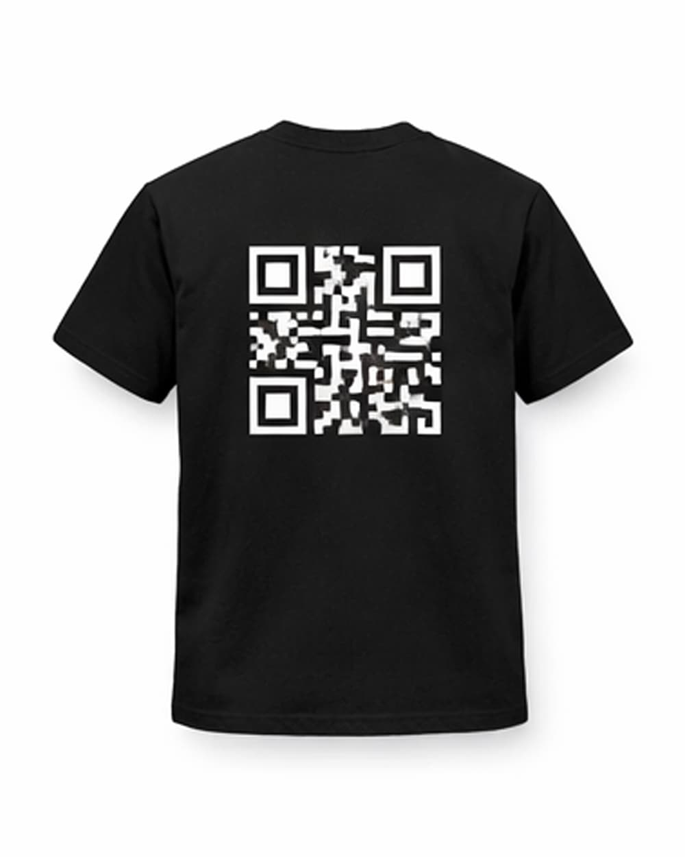 T‑Shirt mit QR‑Code Druck